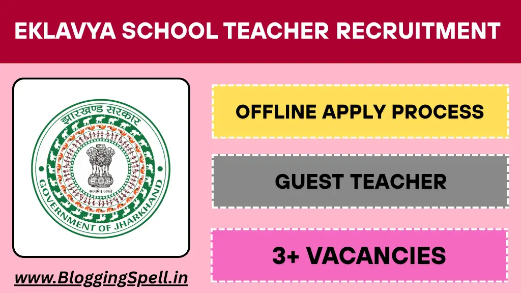 Eklavya School Teacher Recruitment